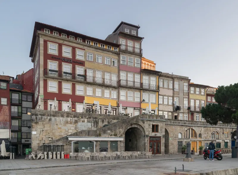 Cais da Ribeira, the riverside square in Porto’s old town